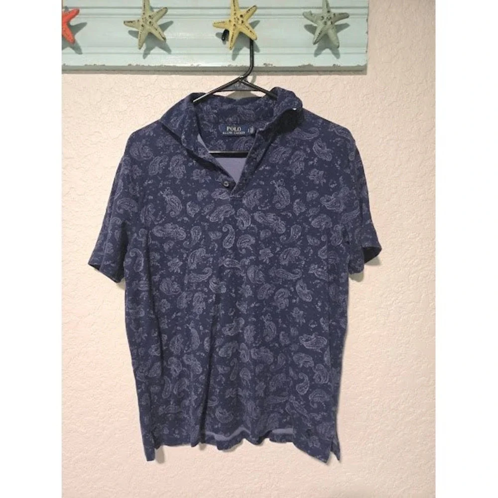 Polo Ralph Lauren Blue Paisley Polo